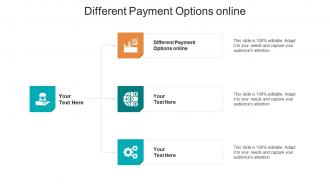 Different payment options online ppt powerpoint presentation pictures example topics cpb