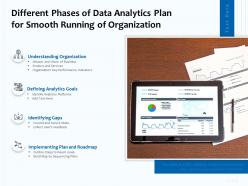 Different phases of data analytics plan for smooth running of organization