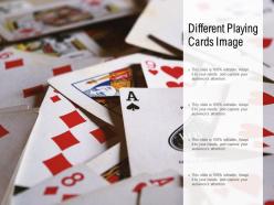 Different playing cards image