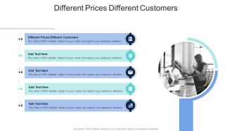 Different Prices Different Customers In Powerpoint And Google Slides Cpb