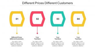 Different Prices Different Customers Ppt Powerpoint Presentation Icon Slideshow Cpb