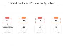 Different production process configurations ppt powerpoint presentation model aids cpb