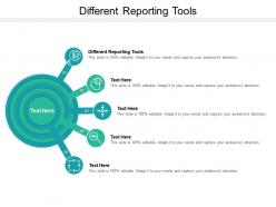 Different reporting tools ppt powerpoint presentation styles show cpb