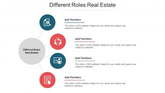 Different Roles Real Estate Ppt Powerpoint Presentation Layouts Styles Cpb