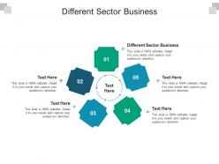 Different sector business ppt powerpoint presentation outline images cpb