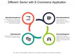 Different sector with e commerce application