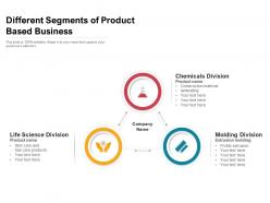 Different Segments Of Product Based Business