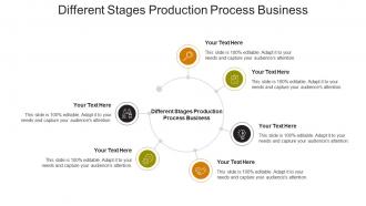 Different stages production process business ppt powerpoint presentation summary cpb