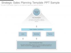 Different Strategic Sales Planning Template Ppt Sample