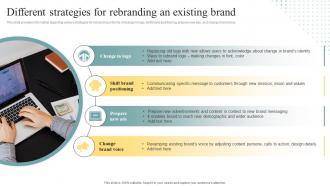 Different Strategies For Rebranding An Existing Brand Brand Personality Enhancement