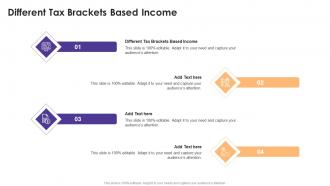 Different Tax Brackets Based Income In Powerpoint And Google Slides Cpb