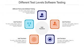 Different Test Levels Software Testing Ppt PowerPoint Presentation Styles Cpb