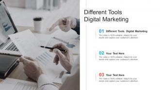 Different tools digital marketing ppt powerpoint presentation infographic template design cpb
