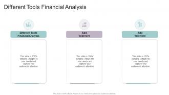 Different Tools Financial Analysis In Powerpoint And Google Slides Cpb