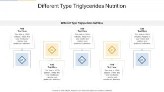 Different Type Triglycerides Nutrition In Powerpoint And Google Slides Cpb