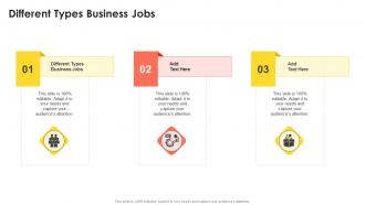 Different Types Business Jobs In Powerpoint And Google Slides Cpb