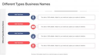 Different Types Business Names In Powerpoint And Google Slides Cpb