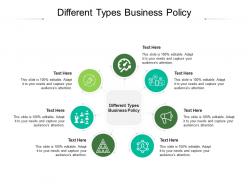 Different types business policy ppt powerpoint presentation inspiration smartart cpb