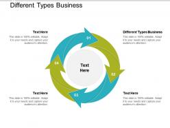 Different types business ppt powerpoint presentation design ideas cpb