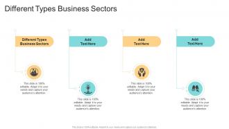 Different Types Business Sectors In Powerpoint And Google Slides Cpb
