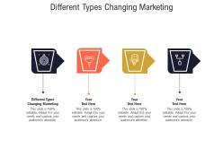 Different types changing marketing ppt powerpoint presentation gallery good cpb