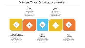 Different Types Collaborative Working Ppt Powerpoint Presentation Outline Guidelines Cpb