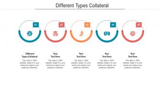 Different types collateral ppt powerpoint presentation icon grid cpb