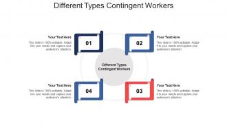 Different types contingent workers ppt powerpoint presentation outline infographics cpb