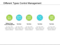 Different types control management ppt powerpoint presentation pictures tips cpb