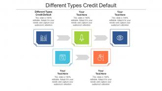 Different types credit default ppt powerpoint presentation gallery example cpb