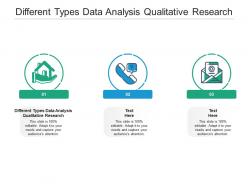 Different types data analysis qualitative research ppt powerpoint presentation show themes cpb