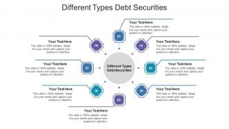 Different types debt securities ppt powerpoint presentation slides format ideas cpb