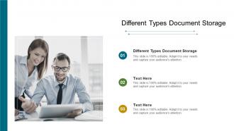 Different types document storage ppt powerpoint presentation slides background cpb