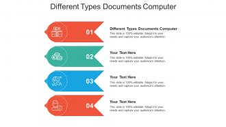 Different types documents computer ppt powerpoint presentation ideas graphics cpb
