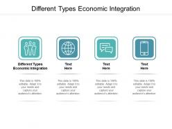 Different types economic integration ppt powerpoint presentation professional cpb