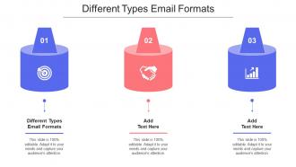 Different Types Email Formats Ppt Powerpoint Presentation Layouts Slides Cpb