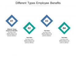 Different types employee benefits ppt powerpoint presentation ideas skills cpb