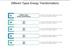 Different types energy transformations ppt powerpoint presentation infographics topics cpb