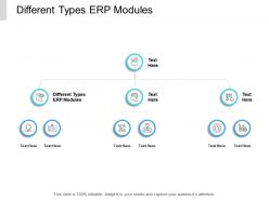 Different types erp modules ppt powerpoint presentation model background image cpb