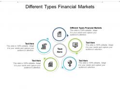 Different types financial markets ppt powerpoint presentation layouts information cpb