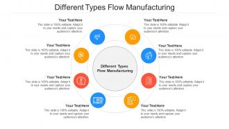 Different types flow manufacturing ppt powerpoint presentation ideas demonstration cpb