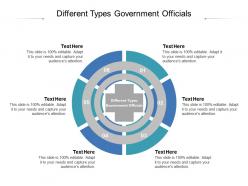 Different types government officials ppt powerpoint presentation portfolio cpb