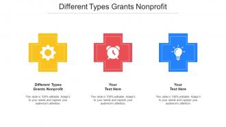 Different Types Grants Nonprofit Ppt Powerpoint Presentation Template Guide Cpb