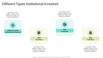 Different Types Institutional Investors In Powerpoint And Google Slides Cpb