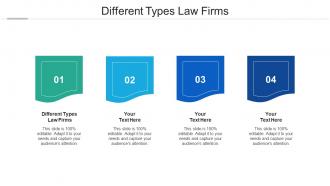 Different types law firms ppt powerpoint presentation icon elements cpb