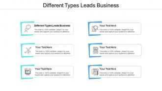 Different types leads business ppt powerpoint presentation outline design inspiration cpb
