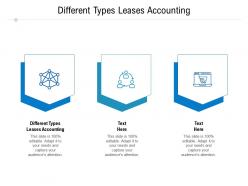 Different types leases accounting ppt powerpoint presentation gallery templates cpb