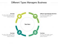 Different types managers business ppt powerpoint presentation icon themes cpb