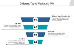 Different types marketing mix ppt powerpoint presentation summary template cpb