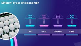 Different Types Of Blockchain Training Ppt